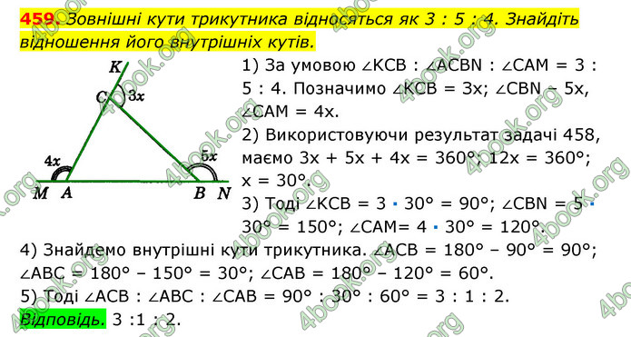 Відповіді Геометрія 7 клас Істер 2015. ГДЗ