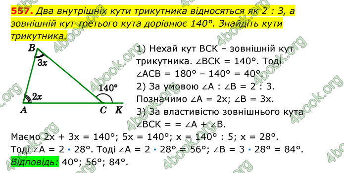 Відповіді Геометрія 7 клас Істер 2015. ГДЗ