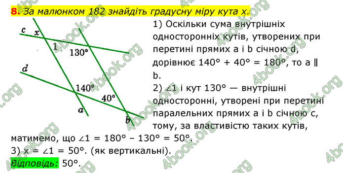 Відповіді Геометрія 7 клас Істер 2015. ГДЗ