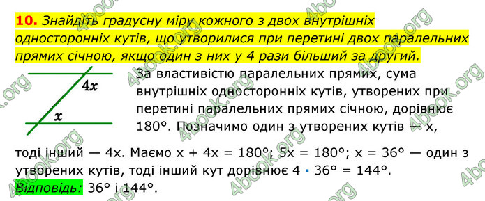 Відповіді Геометрія 7 клас Істер 2015. ГДЗ