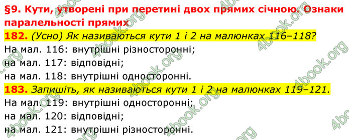 ГДЗ Геометрія 7 клас Істер 2020