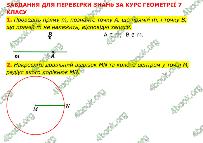 ГДЗ Геометрія 7 клас Істер 2020