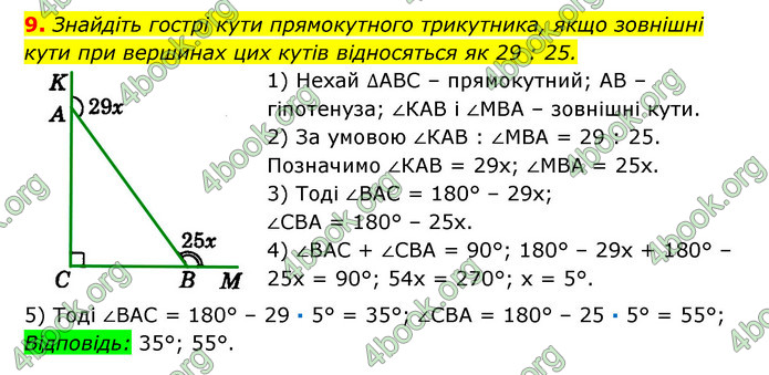 ГДЗ Геометрія 7 клас Істер 2020