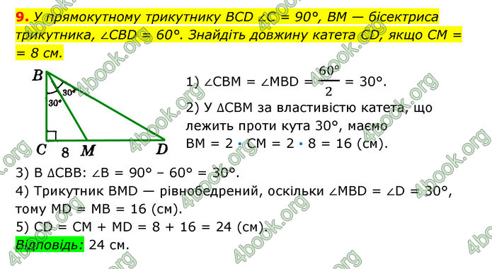 ГДЗ Геометрія 7 клас Істер 2020