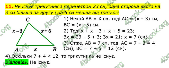 ГДЗ Геометрія 7 клас Істер 2020