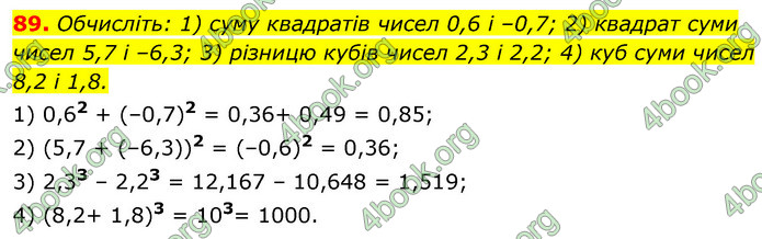 ГДЗ Алгебра 7 клас Істер 2020