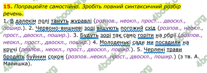 Решебник Українська мова 6 класс Ворон - ГДЗ, ответы