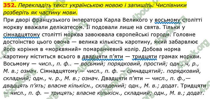 Решебник Українська мова 6 класс Ворон - ГДЗ, ответы