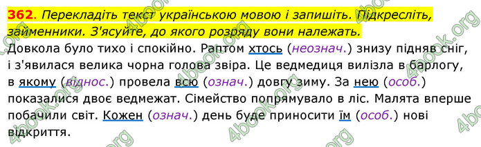 Решебник Українська мова 6 класс Ворон - ГДЗ, ответы