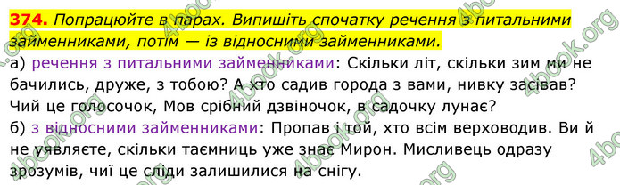 Решебник Українська мова 6 класс Ворон