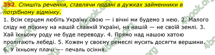 Решебник Українська мова 6 класс Ворон - ГДЗ, ответы