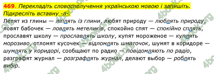 Решебник Українська мова 6 класс Ворон - ГДЗ, ответы