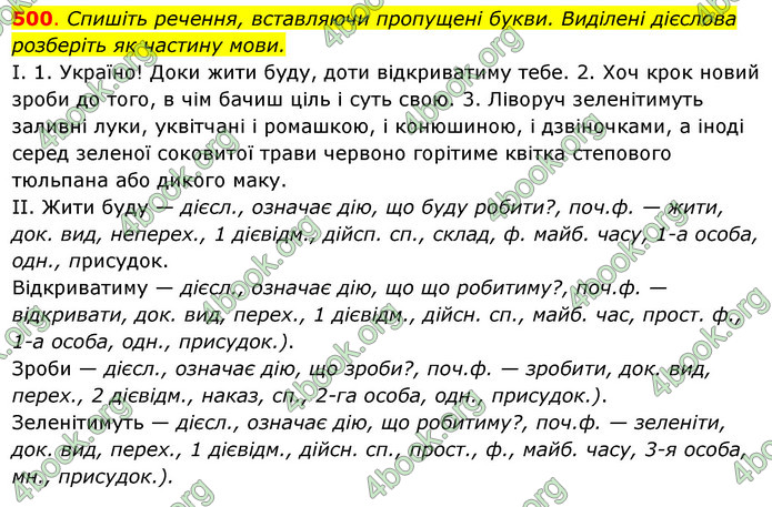 Решебник Українська мова 6 класс Ворон