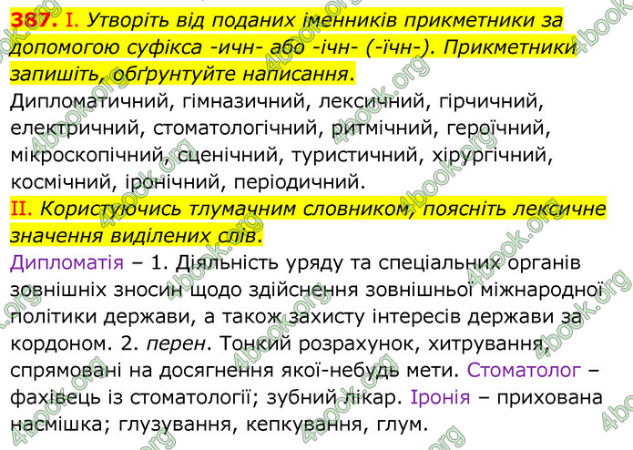Українська мова 6 клас Заболотний. ГДЗ