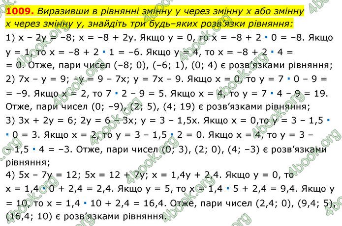 ГДЗ Алгебра 7 клас Істер 2020