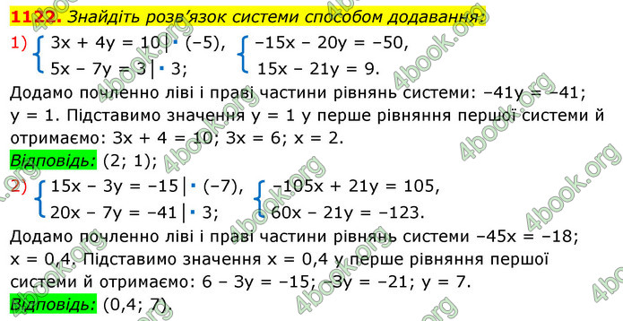 ГДЗ Алгебра 7 клас Істер 2020