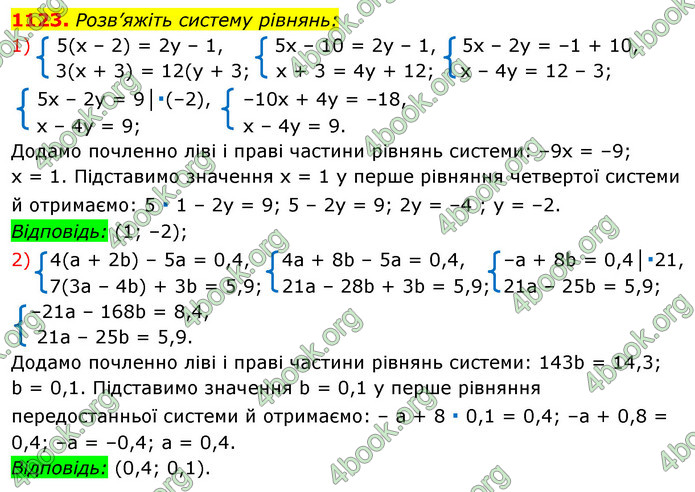 ГДЗ Алгебра 7 клас Істер 2020