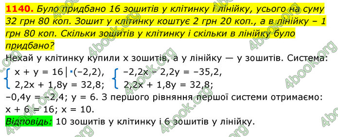 ГДЗ Алгебра 7 клас Істер 2020