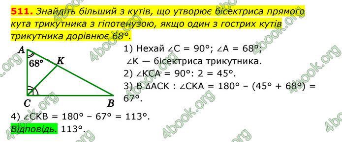 ГДЗ Геометрія 7 клас Істер 2020