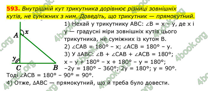 ГДЗ Геометрія 7 клас Істер 2020