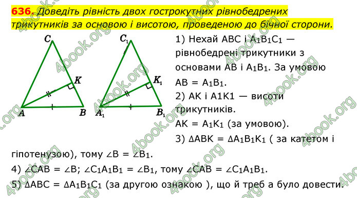 ГДЗ Геометрія 7 клас Істер 2020