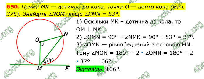 ГДЗ Геометрія 7 клас Істер 2020