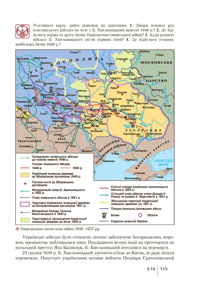 Історія України 8 клас Власов 2021