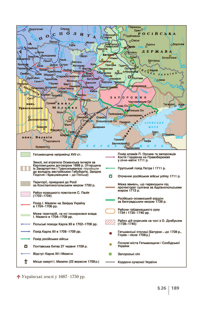 Історія України 8 клас Власов 2021