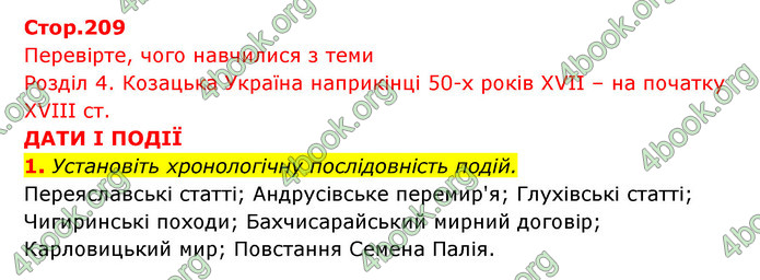 ГДЗ Історія України 8 клас Власов 2021