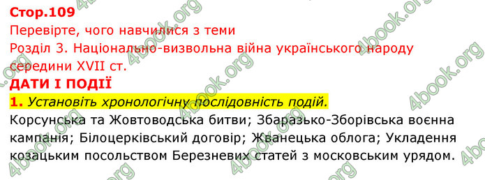 ГДЗ Історія України 8 клас Власов 2021