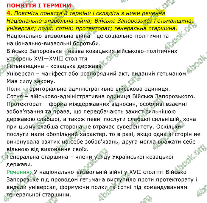 ГДЗ Історія України 8 клас Власов 2021