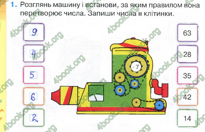 Відповіді Зошит Математика 2 клас Листопад