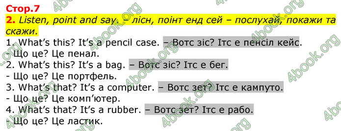 Відповіді Англійська мова 2 клас Мітчелл