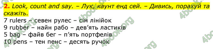 Відповіді Англійська мова 2 клас Мітчелл