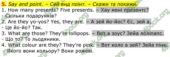 Відповіді Англійська мова 2 клас Мітчелл