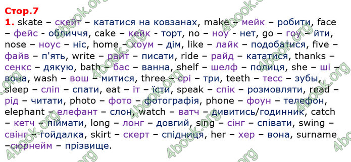 Відповіді Англійська мова 3 клас Карпюк 2020