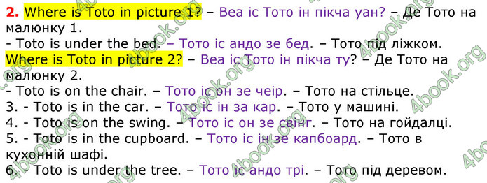 Відповіді Англійська мова 3 клас Карпюк 2020