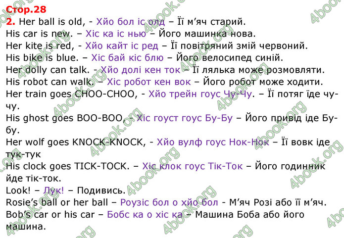 Відповіді Англійська мова 3 клас Карпюк 2020