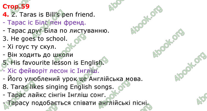 Відповіді Англійська мова 3 клас Карпюк 2020