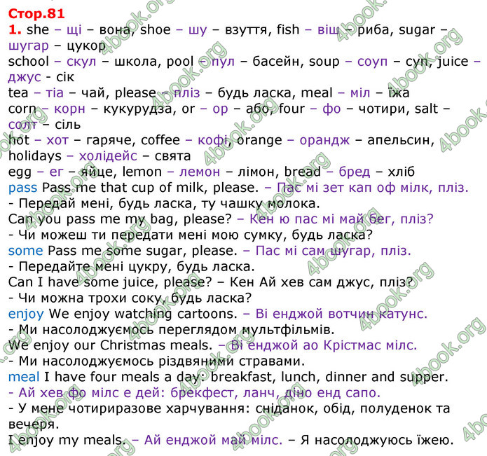 Відповіді Англійська мова 3 клас Карпюк 2020