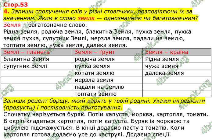 Відповіді Українська мова та читання 3 клас Большакова