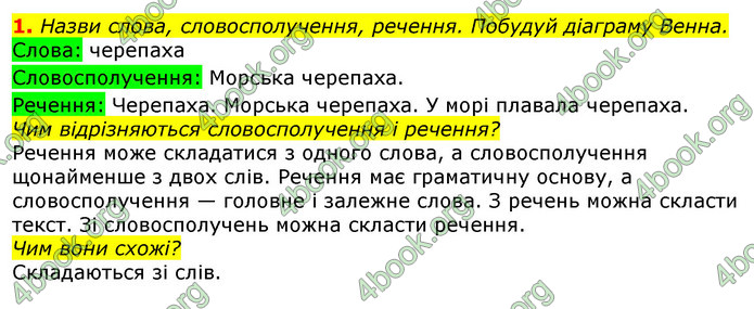 Відповіді Українська мова та читання 3 клас Большакова