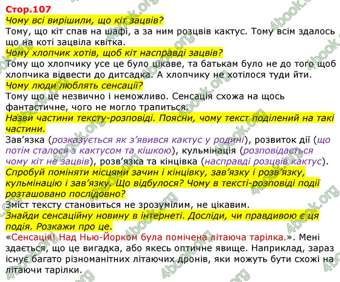 Відповіді Українська мова та читання 3 клас Большакова