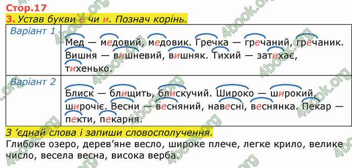 ГДЗ Зошит Українська мова 3 клас Большакова