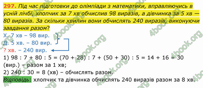 ГДЗ Математика 4 клас Лишенко