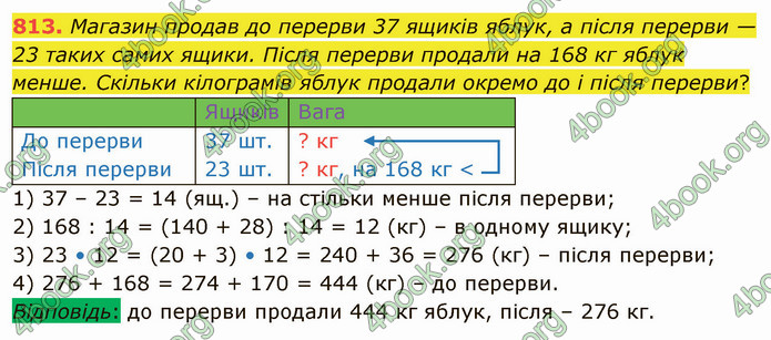 ГДЗ Математика 4 клас Лишенко