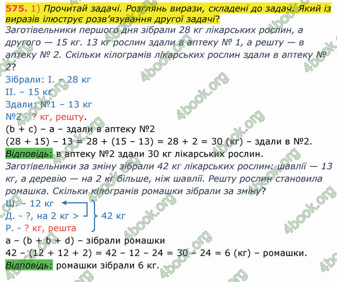 ГДЗ Математика 4 клас Листопад (1 частина)