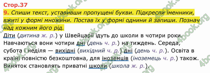 ГДЗ Українська мова 4 клас Пономарьова