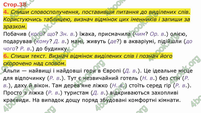 ГДЗ Українська мова 4 клас Пономарьова