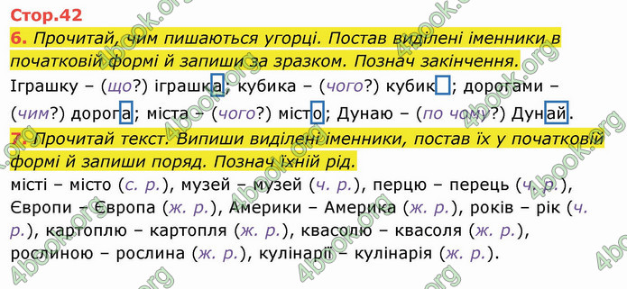 ГДЗ Українська мова 4 клас Пономарьова